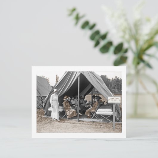 第一次世界大戦の看護婦訓練生 ポストカード (スタンド正面)