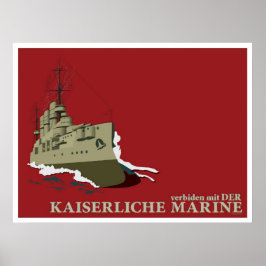 第一次世界大戦ドイツプロパガンダポスター(カスタム) ポスター