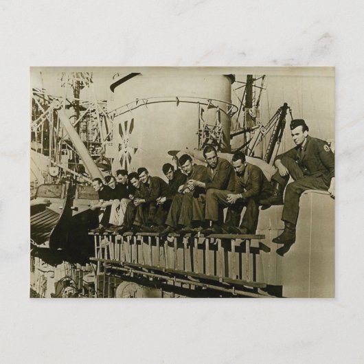 第一次世界大戦ドイツリラックス人船員 ポストカード (正面)