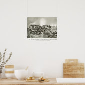 第一次世界大戦フランスの戦、砲兵 ポスター (キッチン)