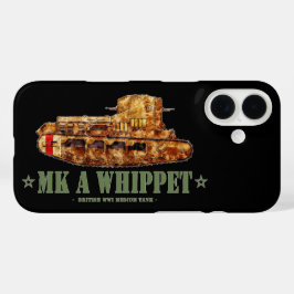 第一次世界大戦時のイギリス中戦車MK A ウィペット WWI iPhone 16ケース