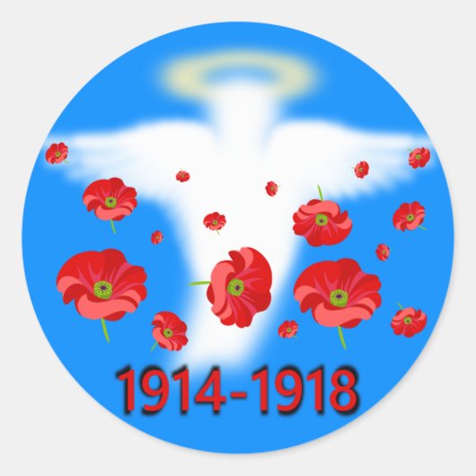 第一次世界大戦終結百年祭 ラウンドシール (正面)
