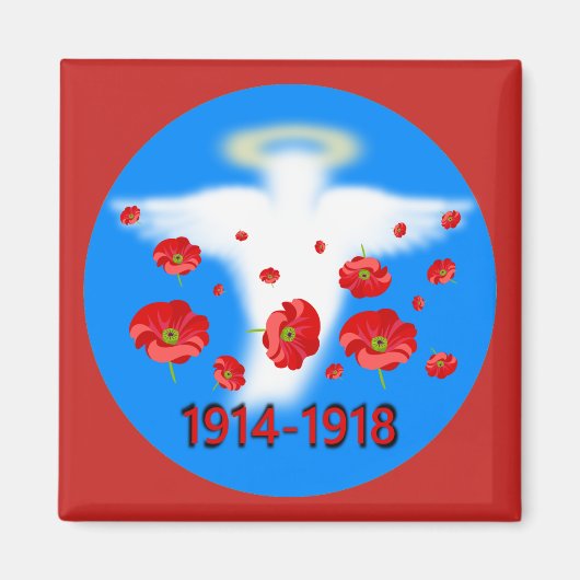 第一次世界大戦終結100周年記念 マグネット (正面)