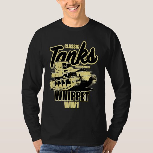 第一次世界大戦 ウイペット戦車 1 Tシャツ (正面)