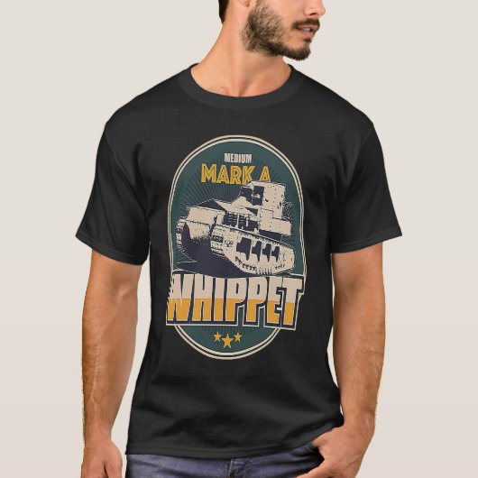 第一次世界大戦 ウイペット戦車 Tシャツ (正面)