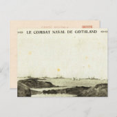 第一次世界大戦、ジャットランドの戦い ポストカード (正面/裏面)