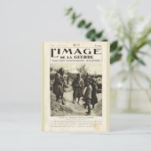 第一次世界大戦、ソムの兵士 ポストカード (スタンド正面)