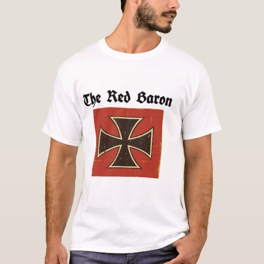 第一次世界大戦 レッドバロン戦闘機 エース tee tシャツ (正面)