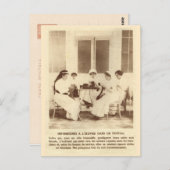 第一次世界大戦、兵士のための編み物 ポストカード (正面/裏面)