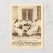 第一次世界大戦、兵士のための編み物 ポストカード (正面)