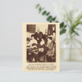 第一次世界大戦、編み物の兵士 ポストカード (スタンド正面)