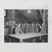 第一次世界大戦YMCAプールホール、1910年代 ポストカード (正面)