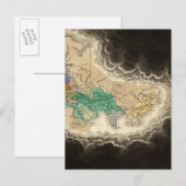 第一次十字軍の時代1100 AD ポストカード (正面/裏面)