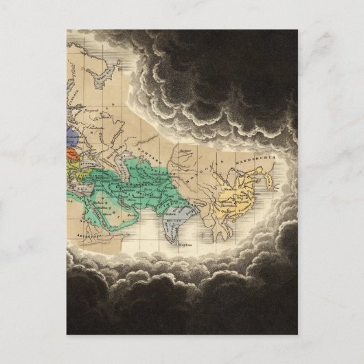 第一次十字軍の時代1100 AD ポストカード (正面)