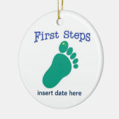 第一歩 セラミックオーナメント (左)