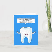 第一歯の喪失おめでとう カード (正面)