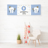 第一歯パーティー装飾。編集可能 横断幕 (インサイチュ)