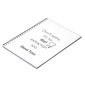 第一歯抜歯！ ノートブック (左側)