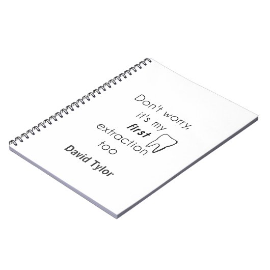 第一歯抜歯！ ノートブック (左側)