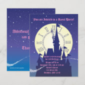 第一王女の誕生日のパーティの招待状 招待状 (正面/裏面)