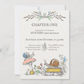 第一章ベビーがカタツムリの森を一周 招待状 (正面)