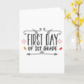 第一級の初日 カード (黄色い花)