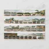 第一線の旅客フランスの及び貨物 ポストカード (正面)