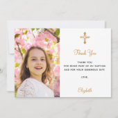 第一聖体写真サンキューカード 招待状 (正面)