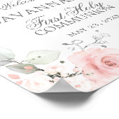 第一聖体拝観看板ピンクローズガール ポスター (角)