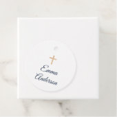 第一聖体拝領、バプテスマ海軍と金ゴールド エレガント フェイバータグ (インサイチュ)