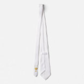 第一聖体白番金ゴールドフェイク聖体拝領 ネクタイ (裏面)