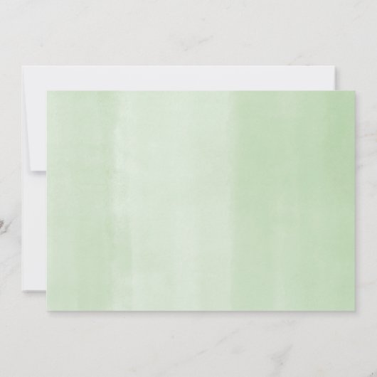 第一聖聖聖体聖母子聖母体グリーンピンクの写真 招待状 (裏面)