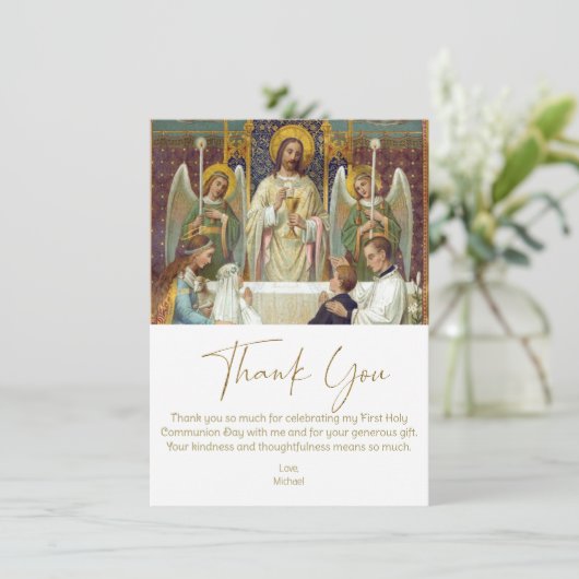 第一聖餐式に子どもたちとイエス様に感謝 (スタンド正面)