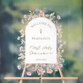 第一聖餐式の歓迎 アクリルサイン (ニュートラル)