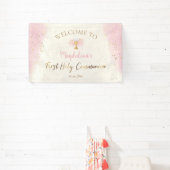 第一聖餐式の歓迎 横断幕 (インサイチュ)