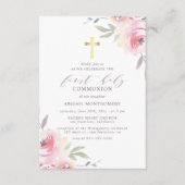 第一聖餐式エレガントフローラ 案内状 (正面)