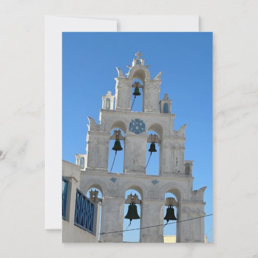 第一聖餐式カスタム写真教会 招待状 (裏面)