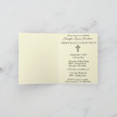 第一聖餐式カソリッ伝統的クヴィンテージ カード (内部)