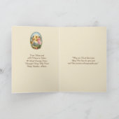 第一聖餐式カソリッ伝統的ク カード (内部)