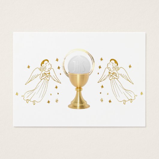 第一聖餐式カード (正面)