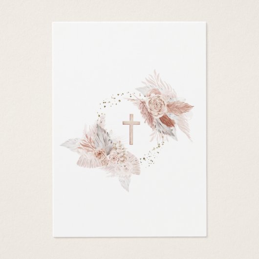 第一聖餐式カード (正面)