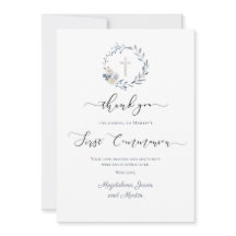 第一聖餐式サンキューカード