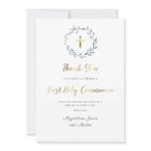 第一聖餐式サンキューカード