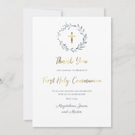 第一聖餐式サンキューカード カード