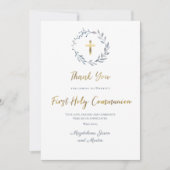 第一聖餐式サンキューカード カード (正面)