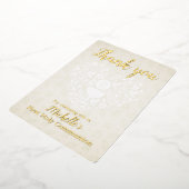 第一聖餐式サンキューカード 箔シーズンカード (回転した状態)