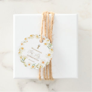 第一聖餐式デイジーメッセージカード フェイバータグ