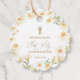第一聖餐式デイジーメッセージカード フェイバータグ