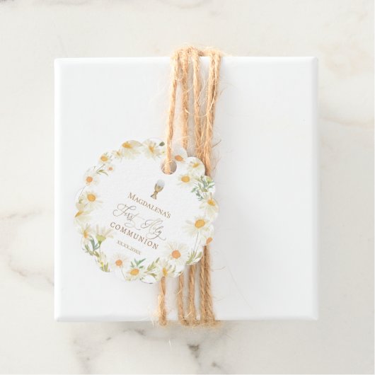 第一聖餐式デイジーメッセージカード フェイバータグ (インサイチュ)