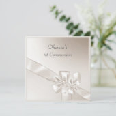 第一聖餐式パーティの招待状 招待状 (スタンド正面)